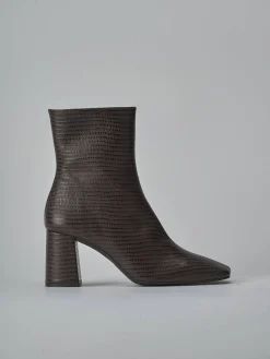 Stivaletti tacco 7cm cocco testa