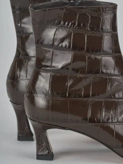 Stivaletti tacco 6cm cocco testa