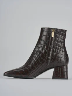 Stivaletti tacco 6cm cocco testa