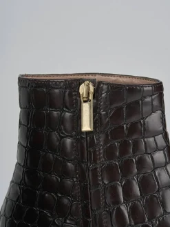 Stivaletti tacco 6cm cocco testa