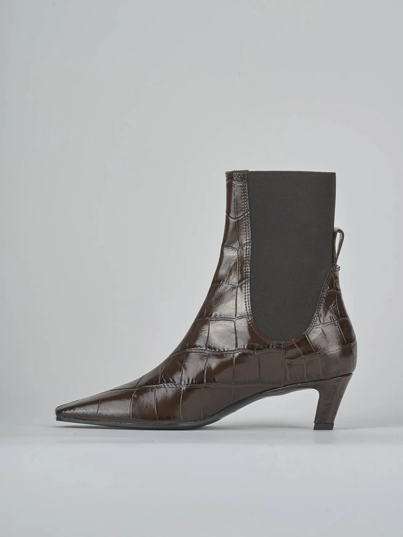 Stivaletti tacco 5cm cocco testa