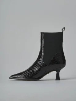 Stivaletti tacco 5cm cocco testa