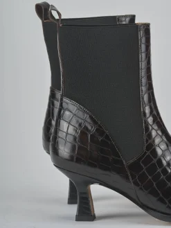 Stivaletti tacco 5cm cocco testa