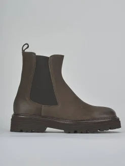 Stivaletti tacco 2cm nabuk testa