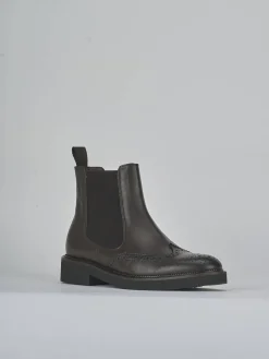 Stivaletti tacco 2cm pelle testa