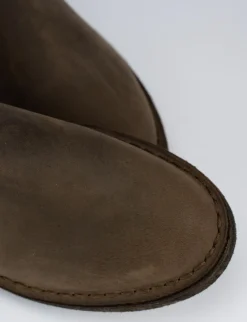 Stivaletti tacco 1cm pelle testa