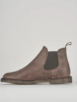 Stivaletti tacco 1cm pelle testa