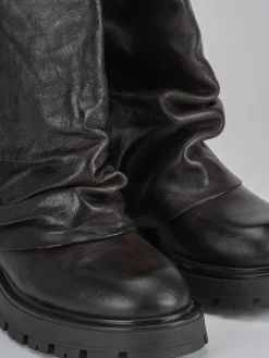 Stivaletti tacco 3cm pelle testa