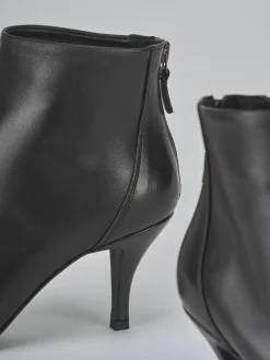 Stivaletti tacco 7cm pelle testa