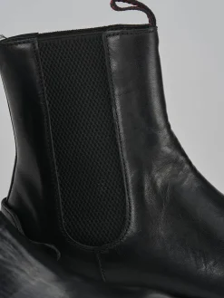 Stivaletti tacco 2cm pelle nero