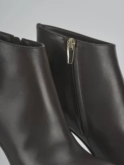 Stivaletti tacco 8cm pelle testa