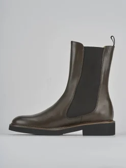 Stivaletti tacco 2cm pelle testa