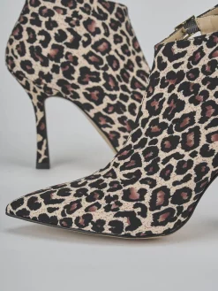 Stivaletti tacco 9cm pelle multicolor