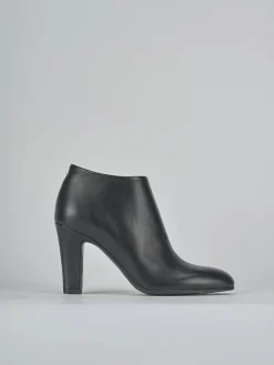 Stivaletti tacco 9cm pelle nero