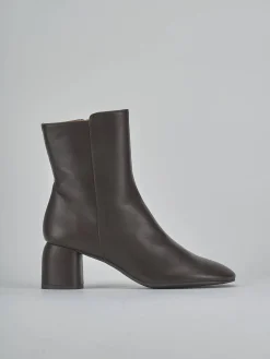 Stivaletti tacco 6cm pelle testa