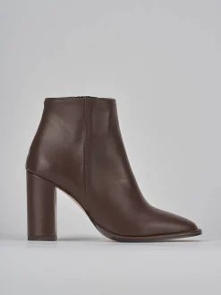 Stivaletti tacco 8cm pelle testa