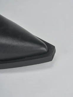 Stivaletti tacco 7cm pelle nero