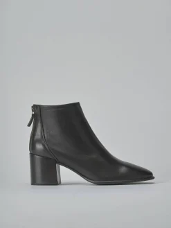 Stivaletti tacco 6cm pelle testa