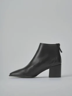 Stivaletti tacco 6cm pelle testa