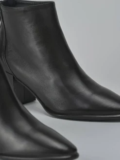 Stivaletti tacco 6cm pelle testa