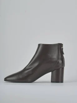 Stivaletti tacco 5cm pelle testa