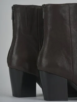 Stivaletti tacco 8cm pelle testa