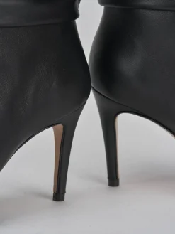 Stivaletti tacco 9cm pelle nero