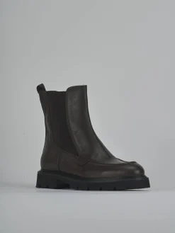 Stivaletti tacco 3cm pelle testa