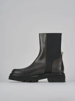 Stivaletti tacco 2cm pelle testa