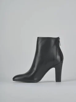 Stivaletti tacco 9cm pelle nero