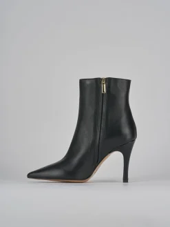 Stivaletti tacco 9cm pelle nero