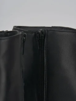 Stivaletti tacco 9cm pelle nero