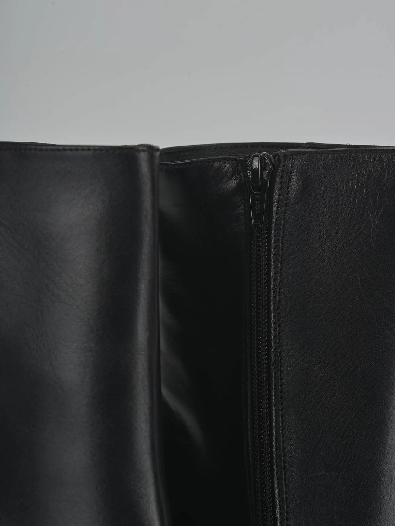 Stivaletti tacco 8cm pelle nero