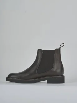 Stivaletti tacco 2cm pelle testa