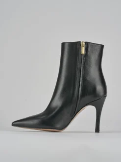 Stivaletti tacco 9cm pelle nero