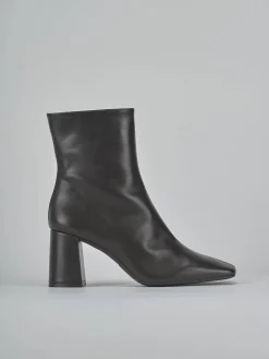 Stivaletti tacco 7cm pelle testa