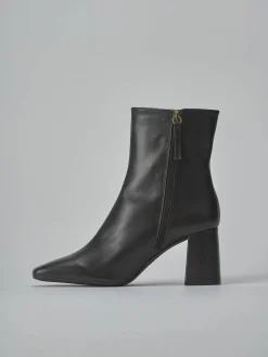 Stivaletti tacco 7cm pelle testa