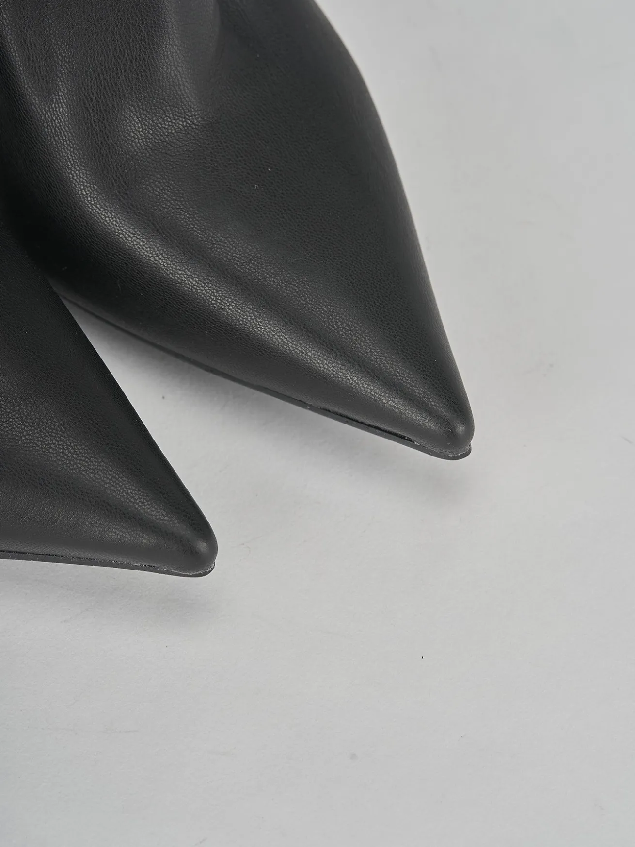 Stivaletti tacco 9cm pelle nero