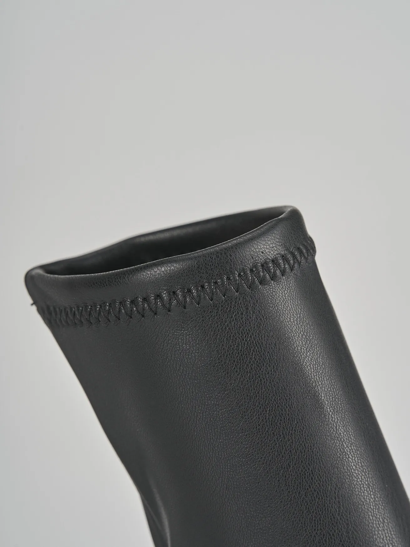 Stivaletti tacco 9cm pelle nero