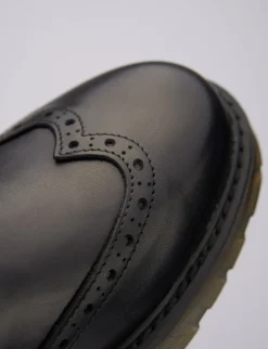 Stivaletti tacco 1cm pelle nero