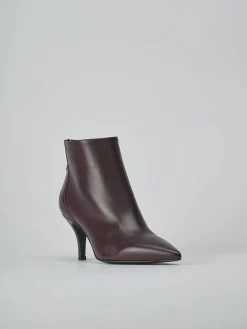 Stivaletti tacco 7cm pelle bordo'