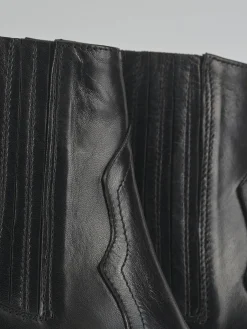 Stivaletti tacco 9cm pelle nero