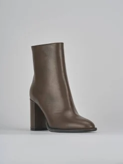 Stivaletti tacco 9cm pelle testa