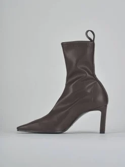 Stivaletti tacco 8cm pelle testa