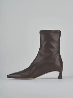 Stivaletti tacco 5cm pelle testa