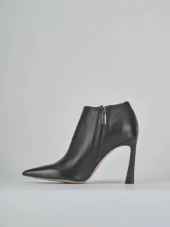 Stivaletti tacco 9cm pelle nero