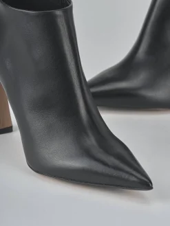 Stivaletti tacco 9cm pelle nero