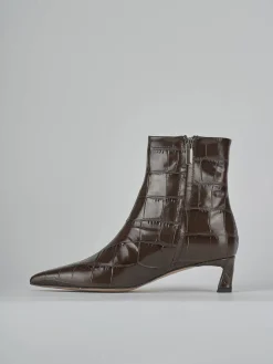 Stivaletti tacco 5cm pitone testa