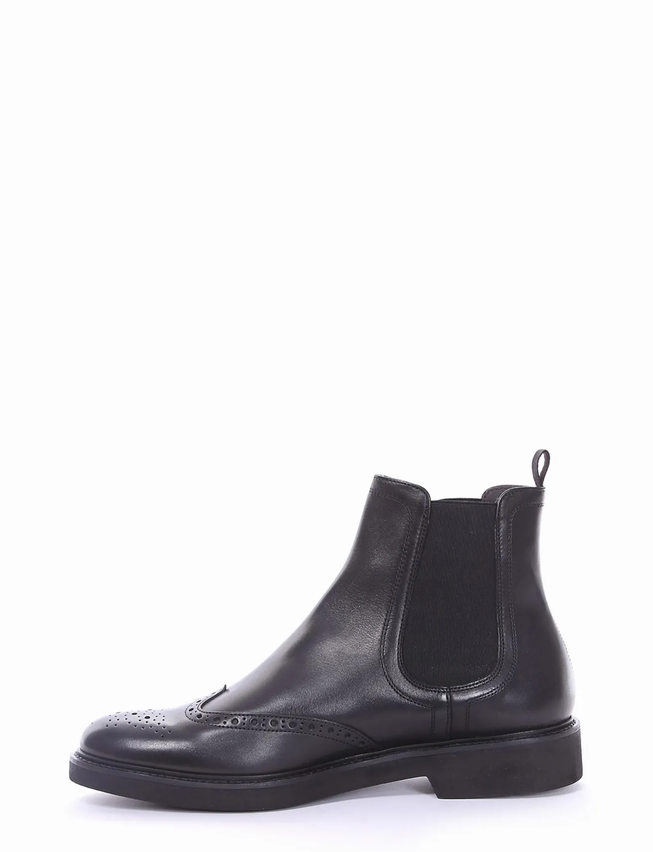 stivaletto tacco 2 cm nero