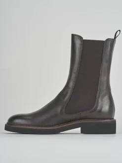 Stivaletto tacco 2 cm testa pelle